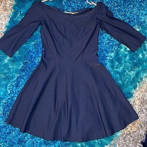 Navy mini vintage dress